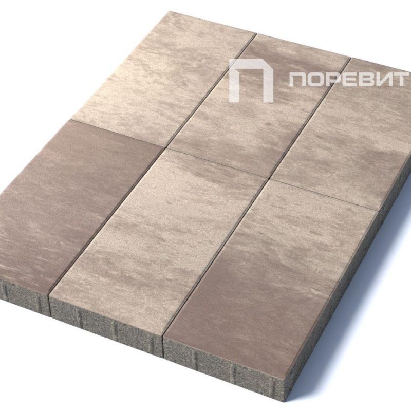 Тротуарная плитка Прямоугольник 600х300, Хаски