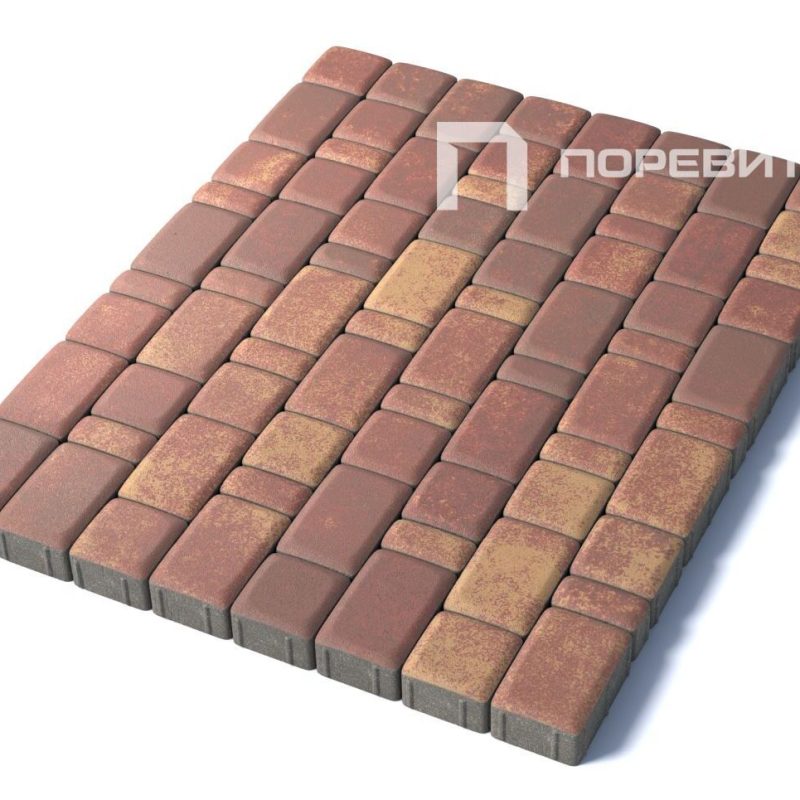 Тротуарная плитка Классико, 60 мм, Осень