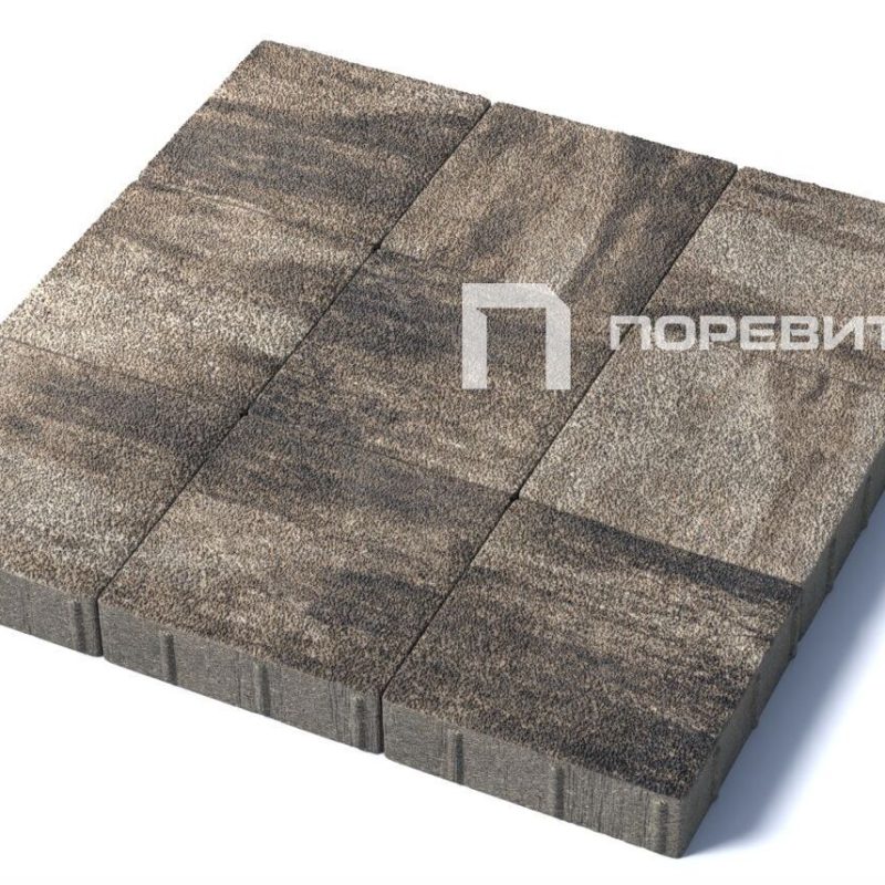 Тротуарная плитка Квадрат 300х300х80 мм, гранит, Старый замок