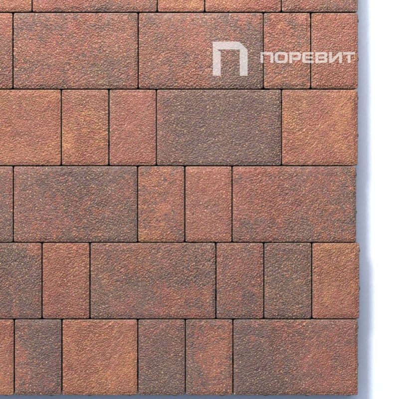 Тротуарная плитка Старый город, 60 мм, гранит, Арабская ночь